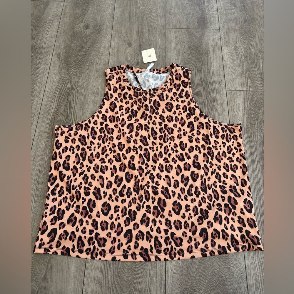 Fabletics Blake open tank animal print very soft
